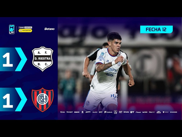 Liga Profesional: Deportivo Riestra 1 – 1 San Lorenzo (2026)