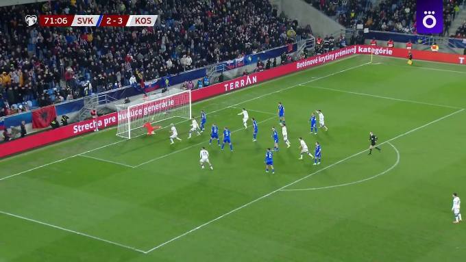 Qualificação Mundial Europa: Eslováquia 3 – 4 Kosovo (2026)