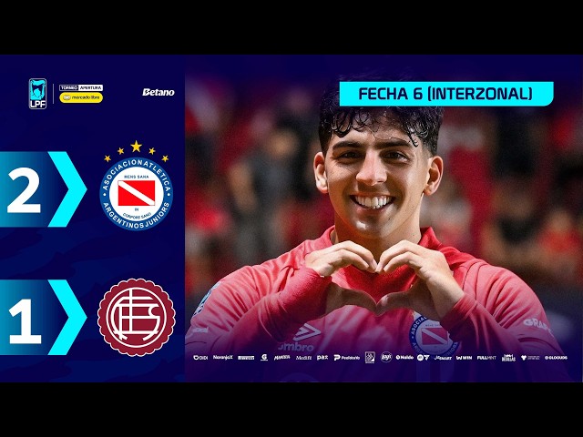 Liga Profesional: Argentinos Juniors 2 – 1 Lanús (2026)