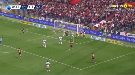 Serie A: Genoa vs Sassuolo, Golo 2-1 C. Ekuban (2025-2026)