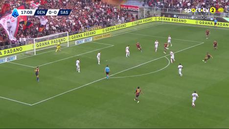 Serie A: Genoa vs Sassuolo, Golo 1-0 R. Malinovskyi (2025-2026)