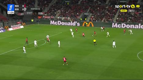 Ligue 1: Rennes vs Angers, Golo 1-0 M. Louãr (a.g.) (2025-2026)