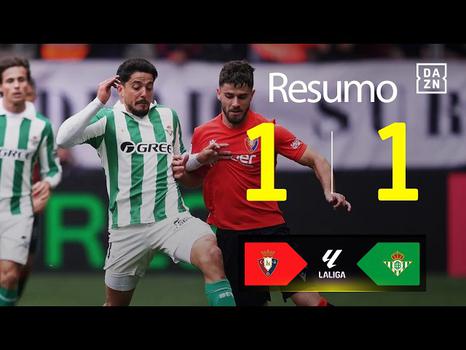 La Liga: Osasuna 1 – 1 Bétis (2025-2026)