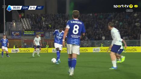 Serie A: Como vs Inter, Golo 1-0 Álex Valle (2025-2026)