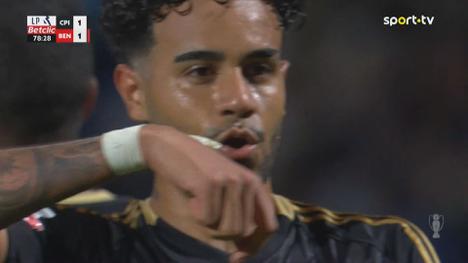 Liga Portugal Betclic: Casa Pia vs Benfica, Golo 1-1 Rafael Brito (2025-2026)