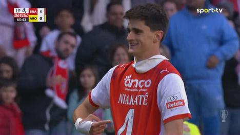 Liga Portugal Betclic: Sp. Braga vs Arouca, Golo 1-0 Pau Victor (2025-2026)