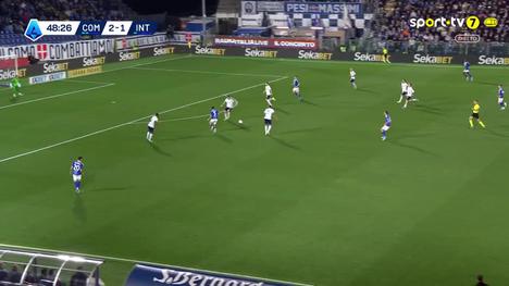 Serie A: Como vs Inter, Golo 2-2 M. Thuram (2025-2026)