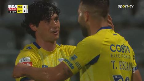 Liga Portugal Betclic: Arouca vs Estoril, Golo 3-2 Gozálbez (2025-2026)