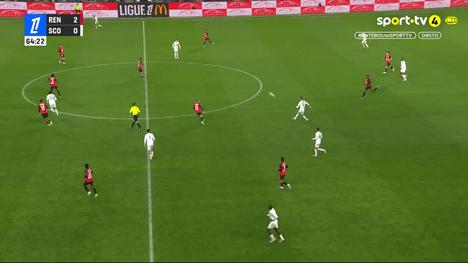 Ligue 1: Rennes vs Angers, Golo 2-1 P. Peter (2025-2026)