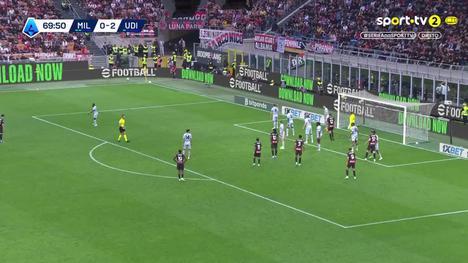 Serie A: Milan vs Udinese, Golo 0-3 A. Atta (2025-2026)