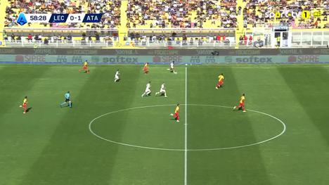 Serie A: Lecce vs Atalanta, Golo 0-2 N. Krstović (2025-2026)