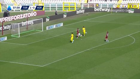 Serie A: Torino vs Verona, Golo 1-1 K. Bowie (2025-2026)