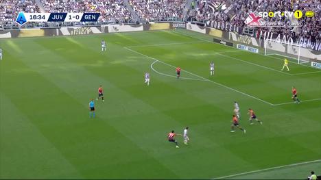 Serie A: Juventus vs Genoa, Golo 2-0 W. McKennie (2025-2026)