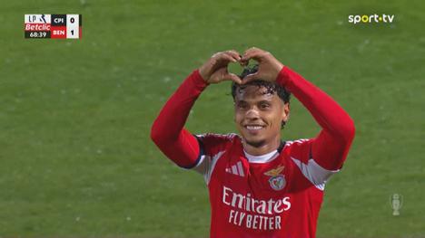 Liga Portugal Betclic: Casa Pia vs Benfica, Golo 0-1 R. Rios (2025-2026)