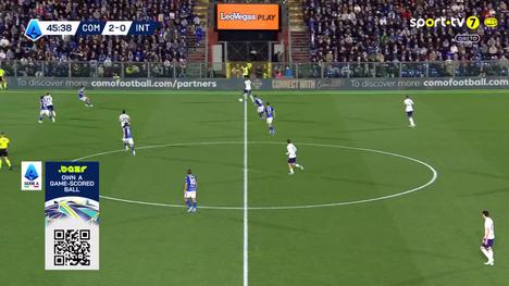 Serie A: Como vs Inter, Golo 2-1 M. Thuram (2025-2026)