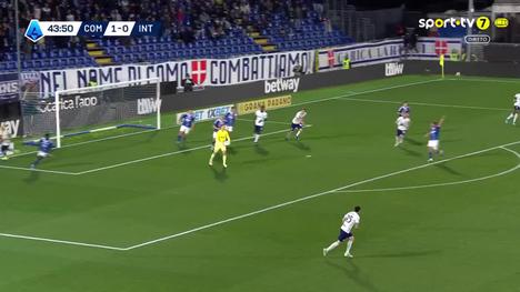 Serie A: Como vs Inter, Golo 2-0 N. Paz (2025-2026)