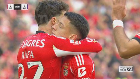 Liga Portugal Betclic: Benfica vs Nacional, Golo 2-0 Rafa Silva (2025-2026)