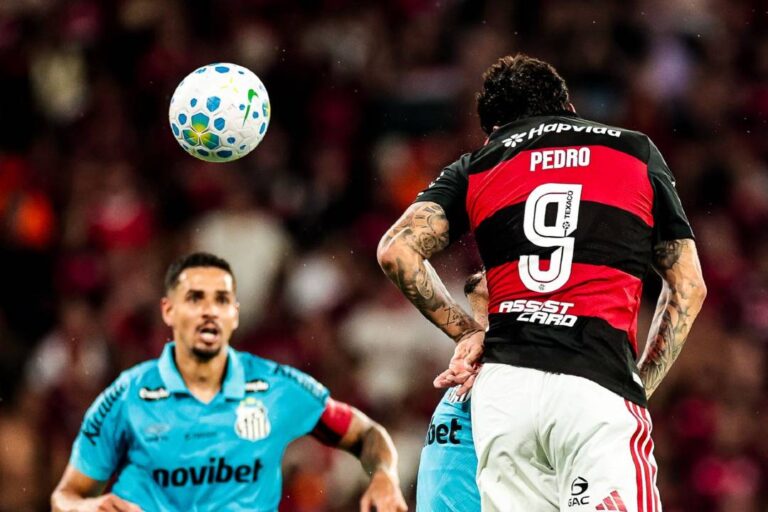 Flamengo reage e vence Santos com reviravolta no Brasileirão