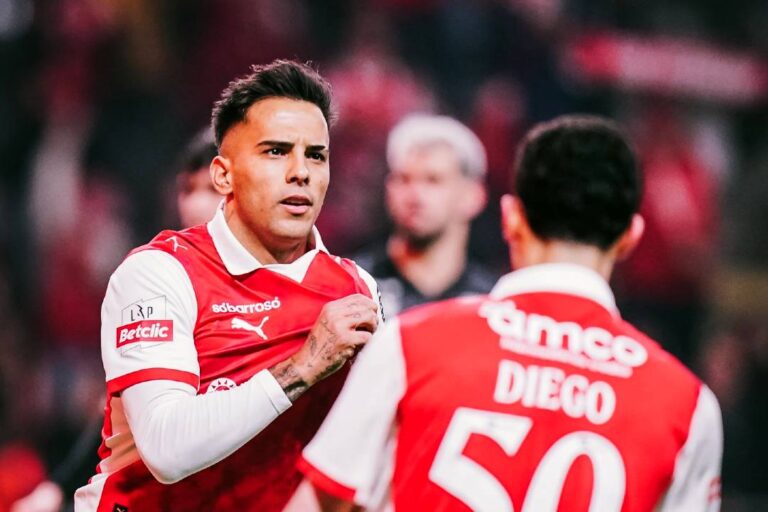Sporting de Braga vence Arouca por 1-0 e reforça quarto lugar