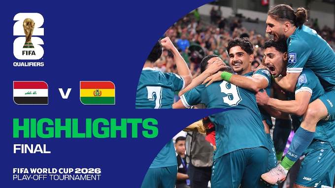 Qualificação Mundial Play-Off: Iraque 2 – 1 Bolívia (2026)