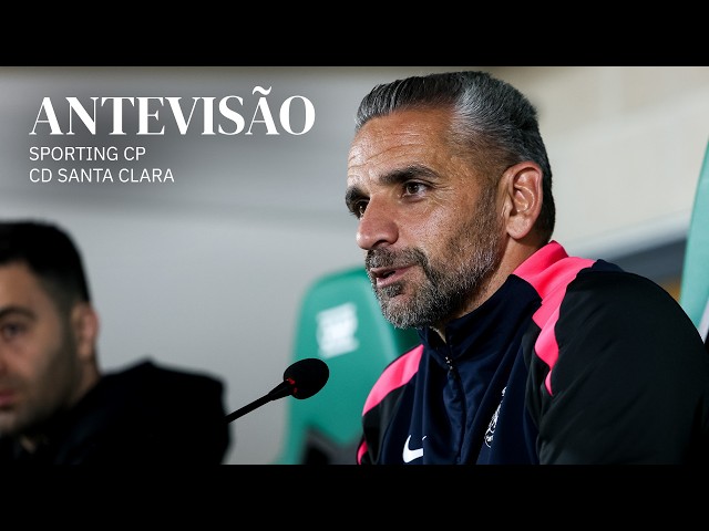 Liga Portugal Betclic: Antevisão de Rui Borges ao Sporting vs Santa Clara (2025-2026)