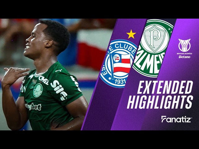 Brasileirão: Bahia 1 – 2 Palmeiras (2026)