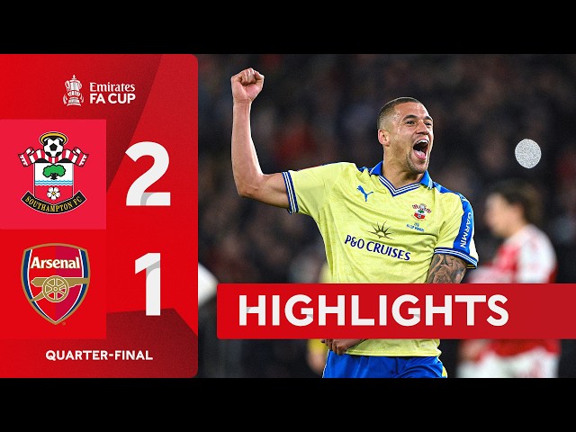 FA Cup: Southampton 2 – 1 Arsenal (2025-2026)