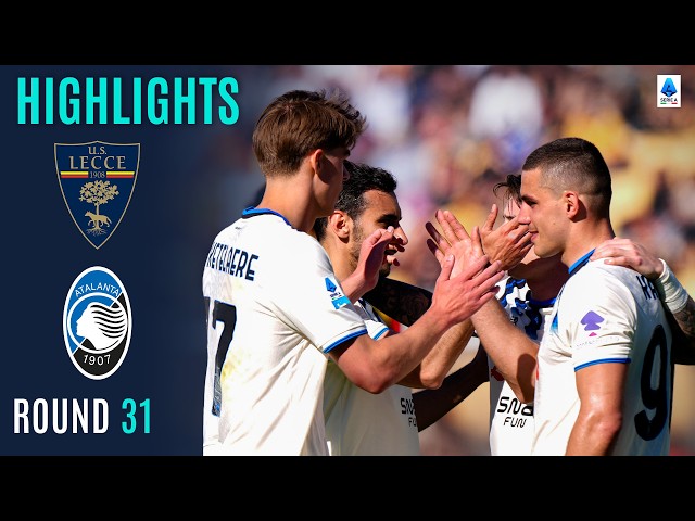 Serie A: Lecce 0 – 3 Atalanta (2025-2026)