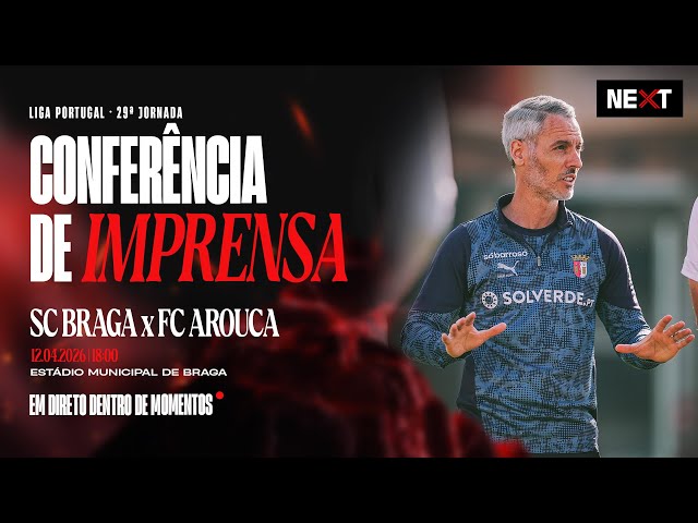Liga Portugal Betclic: Antevisão de Carlos Vicens ao Sp. Braga vs Arouca (2025-2026)