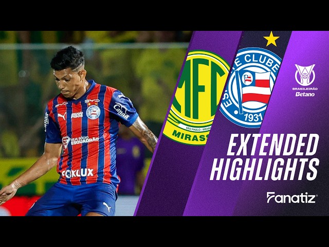Brasileirão: Mirassol 1 – 2 Bahia (2026)