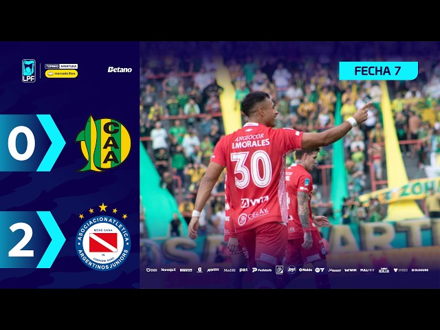 Liga Profesional: Aldosivi 0 – 2 Argentinos Juniors (2026)